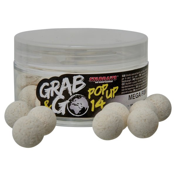 Pop Ups Starbaits Grab Go Mega Fish 14 mm - Tienda Carpfishing