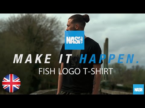 Camiseta Nash Fish Box Logo Negra