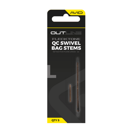 QC Swivel Bag Stems Avid Carp Outline FleckTone L - Tienda Carpfishing