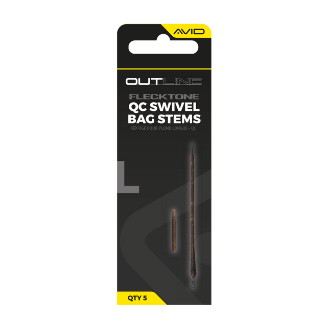 QC Swivel Bag Stems Avid Carp Outline FleckTone L - Tienda Carpfishing