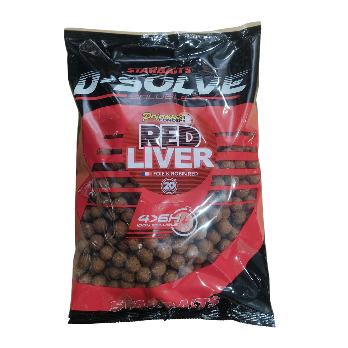 Boilies Starbaits Solubles Red Liver 20 mm 2,5 kg