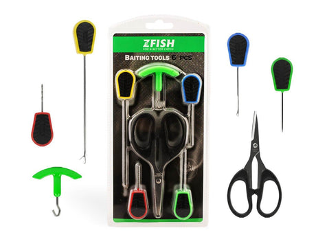 Set Agujas con tijeras Zfish - Tienda Carpfishing