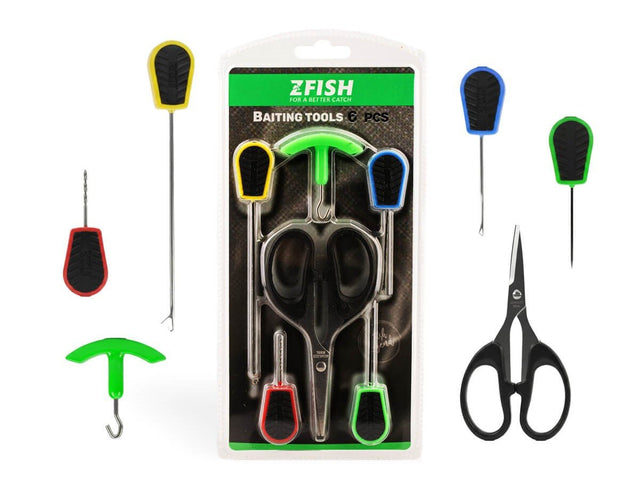 Set Agujas con tijeras Zfish - Tienda Carpfishing