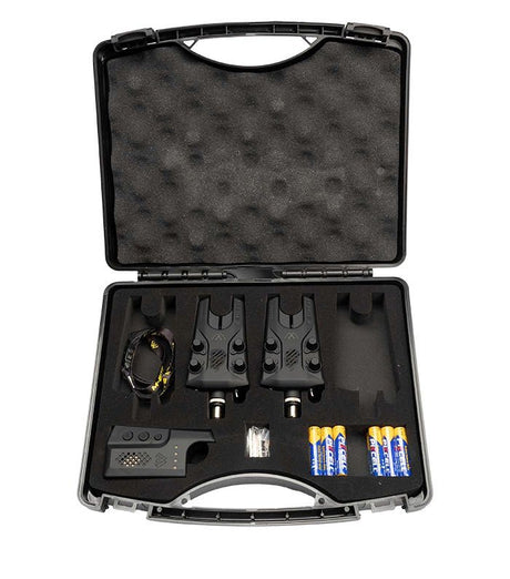 Set de alarmas 3+1 Mikado M - Bite II - Tienda Carpfishing