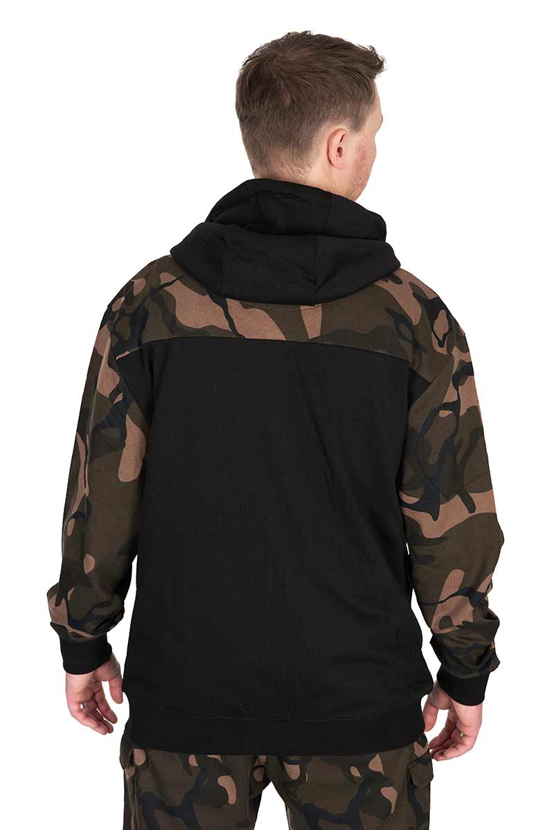 Sudadera Fox LW Negro y Camo con capucha y cremallera - Tienda