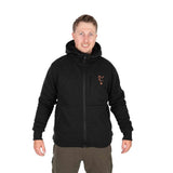 Sudadera Fox Sherpa Negra/Naranja - Tienda Carpfishing