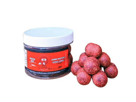 Wafters Dumbells Dudi Bait Jumbo Mister Red 24 mm - Tienda Carpfishing