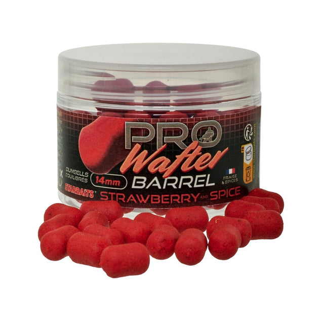 Wafters Dumbells Starbaits Barrel Strawberry Spice 14 mm - Tienda Carpfishing