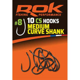 Anzuelos Rok Fishing Medium Curve Shank