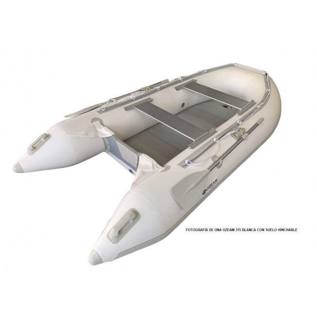 Barca Ozeam 330 Proa en D con suelo hinchable y quilla 12