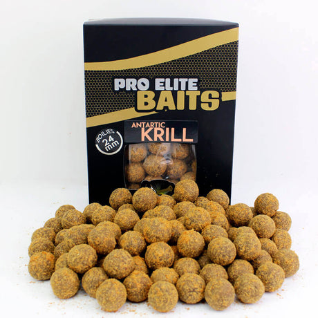 Boilies Pro Elite Baits Gold Antartic Krill 24 mm