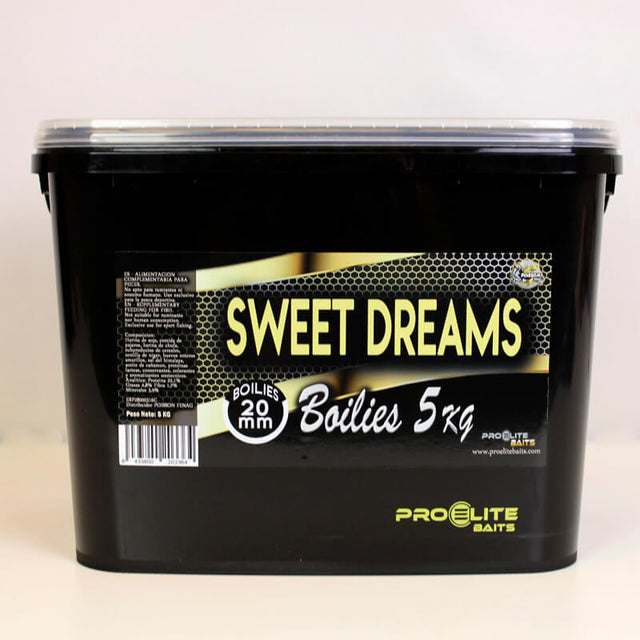 Cubo Pro Elite Baits Boilies Gold Sweet Dreams 5 kg – 20 mm