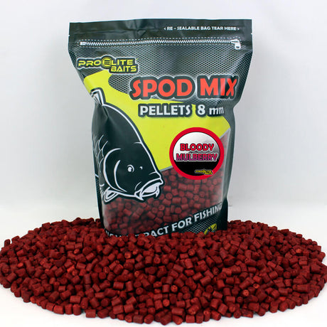 Pellets Spod Mix Pro Elite Baits Bloody Mulberry