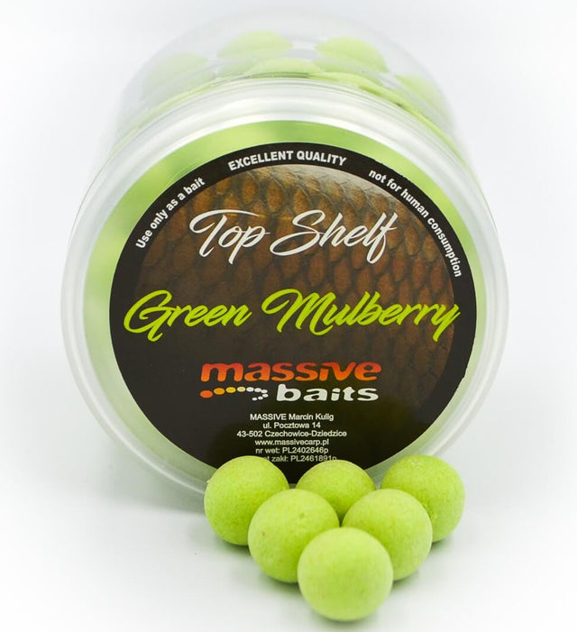 Pop ups Green Mulberry Massive Baits 14 mm