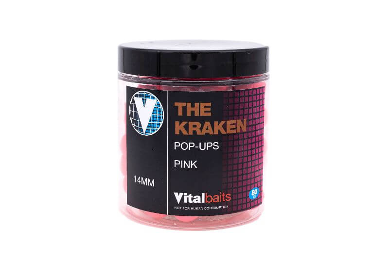 Pop ups VitalBaits The Kraken Pink 18 mm 1