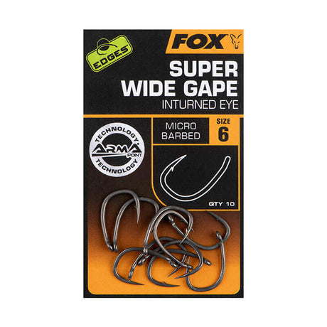 Anzuelos Fox Super Wide Gape - Tienda Carpfishing