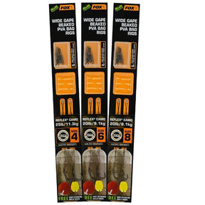 Anzuelos montados Fox Wide Gape beaked PVA - Tienda Carpfishing