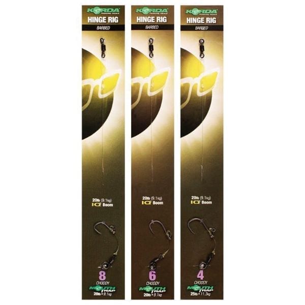 Anzuelos montados Korda Hinge Rig Choddy - Tienda Carpfishing