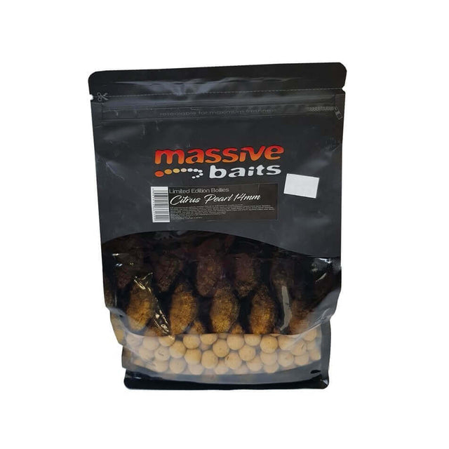Boilies Massive Baits Citrus Pearl 24 mm - Tienda Carpfishing