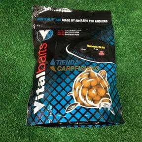 Boilies Vitalbaits Banana GLM 24 mm - Tienda Carpfishing