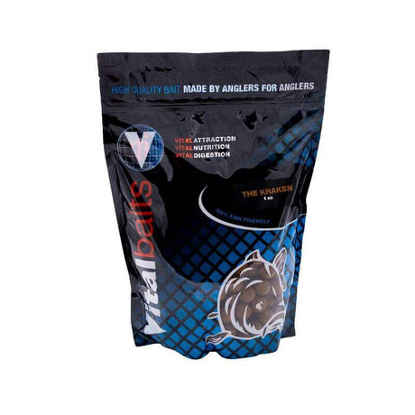 Boilies Vitalbaits The Kraken 14 mm - Tienda Carpfishing