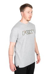 Camiseta Fox Ltd LW Marl Gris Talla XXL - Tienda Carpfishing
