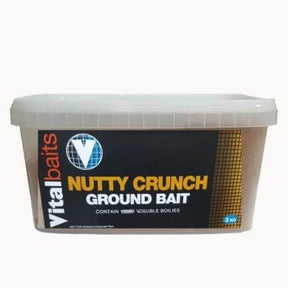 Cubo Engodo Vitalbaits Nutty Crunch 3 kg - Tienda Carpfishing