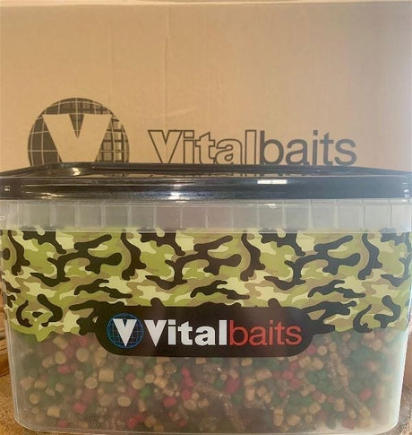 Cubo Micro Pellets Vitalbaits 3 kg - Tienda Carpfishing