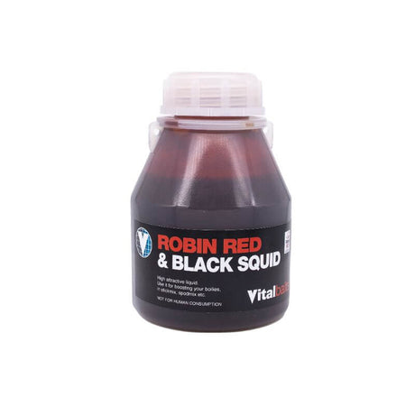 Dip Vitalbaits Robin Red y Black Squid 250 ml - Tienda Carpfishing