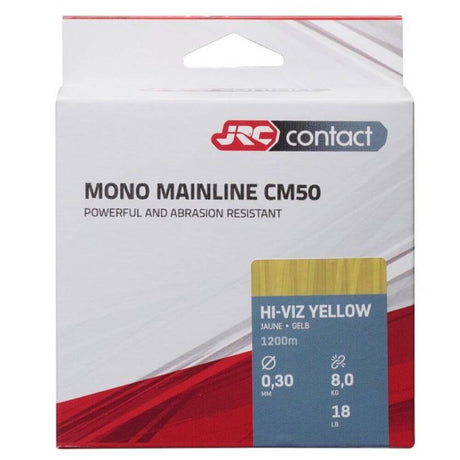 Hilo JRC Contact CM50 Hi - Viz Amarillo 600 m - Tienda Carpfishing