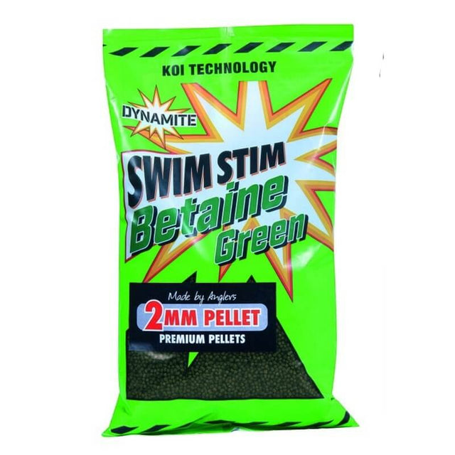 Micro Pellets Dynamite Baits Swim Stim Betaine Green 3 mm - Tienda Carpfishing