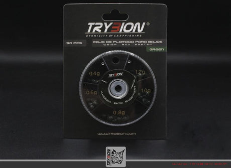 Plomos para bajos Trybion Verde - Tienda Carpfishing