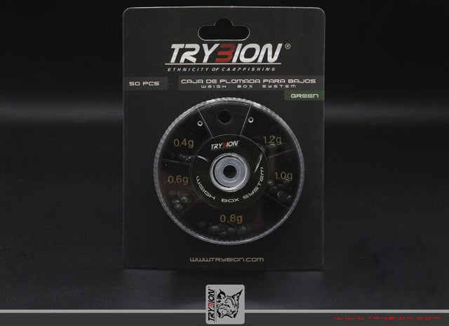 Plomos para bajos Trybion Verde - Tienda Carpfishing