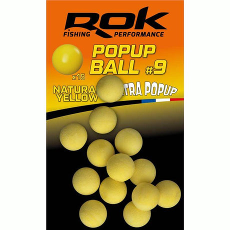 Pop up Ball Rok Fishing Amarillo 9 - Tienda Carpfishing