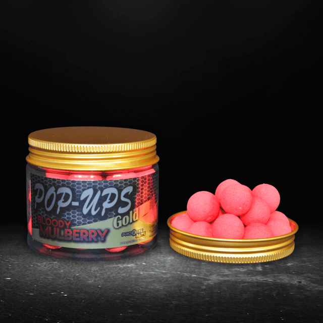 Pop Ups Pro Elite Baits Gold Bloody Mulberry Rosa 14 mm - Tienda Carpfishing