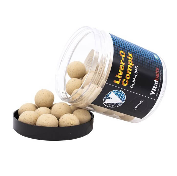 Pop ups Vitalbaits Liver - O Complx 18 mm - Tienda Carpfishing