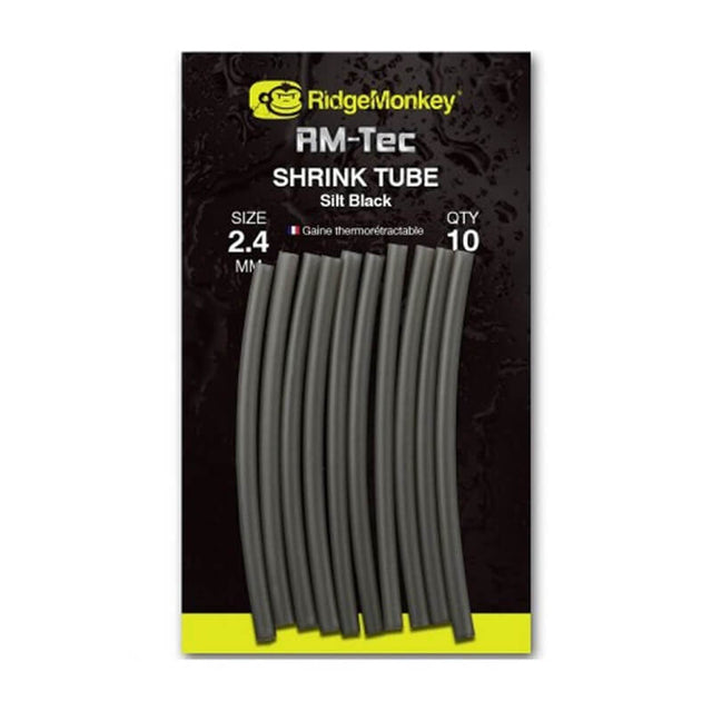 Shrink tube Ridge Monkey Negro 2,4 mm - Tienda Carpfishing
