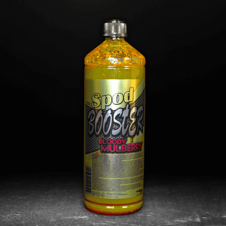 Spod Booster Pro Elite Baits Gold Bloody Mulberry 1000 ml - Tienda Carpfishing