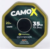 Trenzado Ridge Monkey CamoX Soft Coated 20 m - Tienda Carpfishing